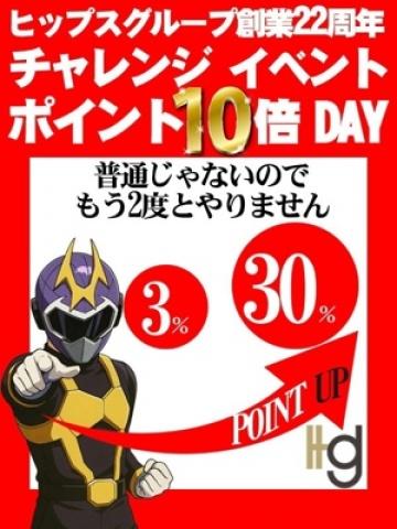 22周年イベント（22歳） 素人妻御奉仕倶楽部Hip’s千葉栄町店